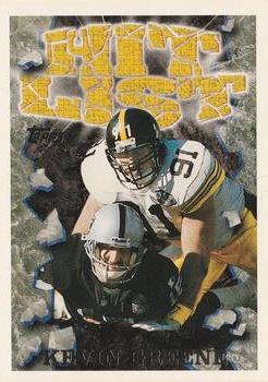 Kevin Greene Pittsburgh Steelers 1995 Topps NFL Hit List #15